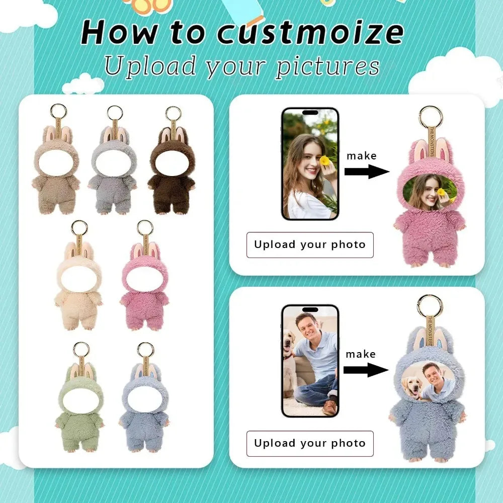 Lil Me™ Custom Face Plush - handmade with your photo